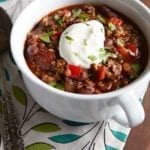 Buffalo Black Bean Chili